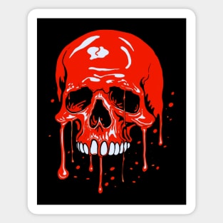 Skulls Roses Paint Sticker